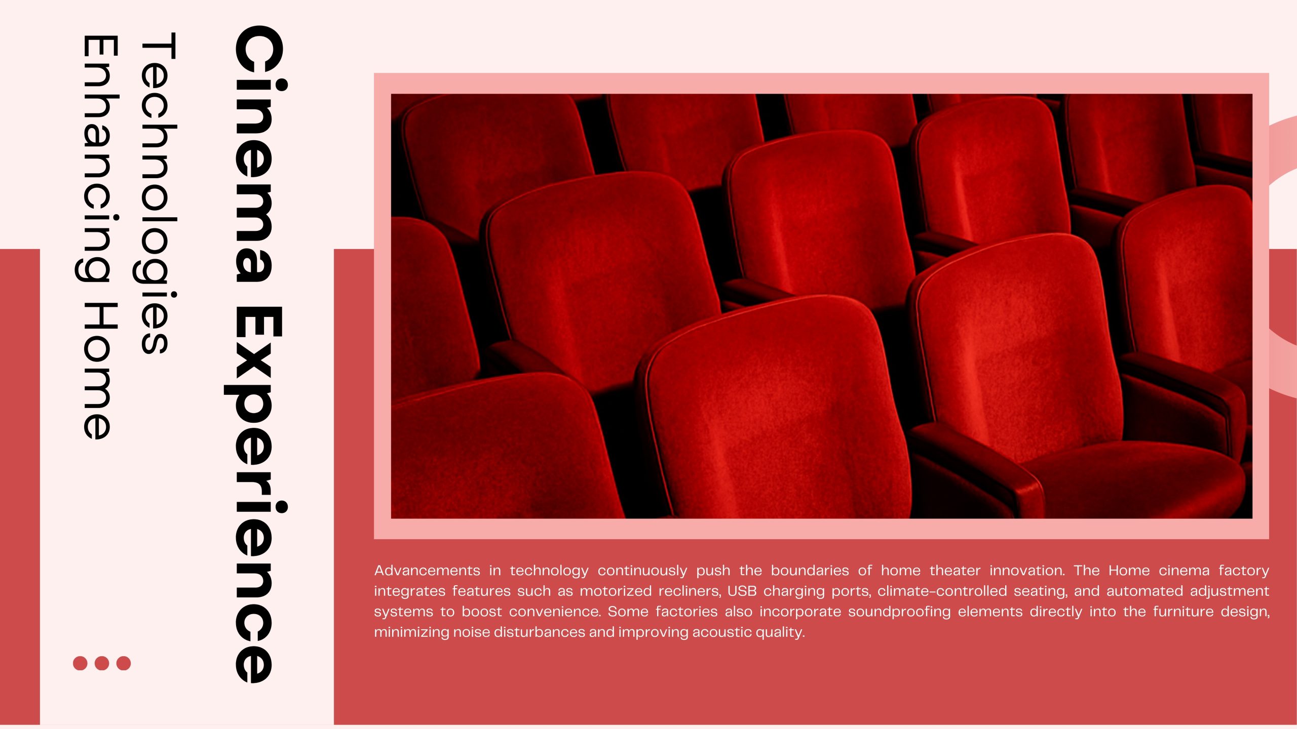 Technologies Enhancing Home cinema factory