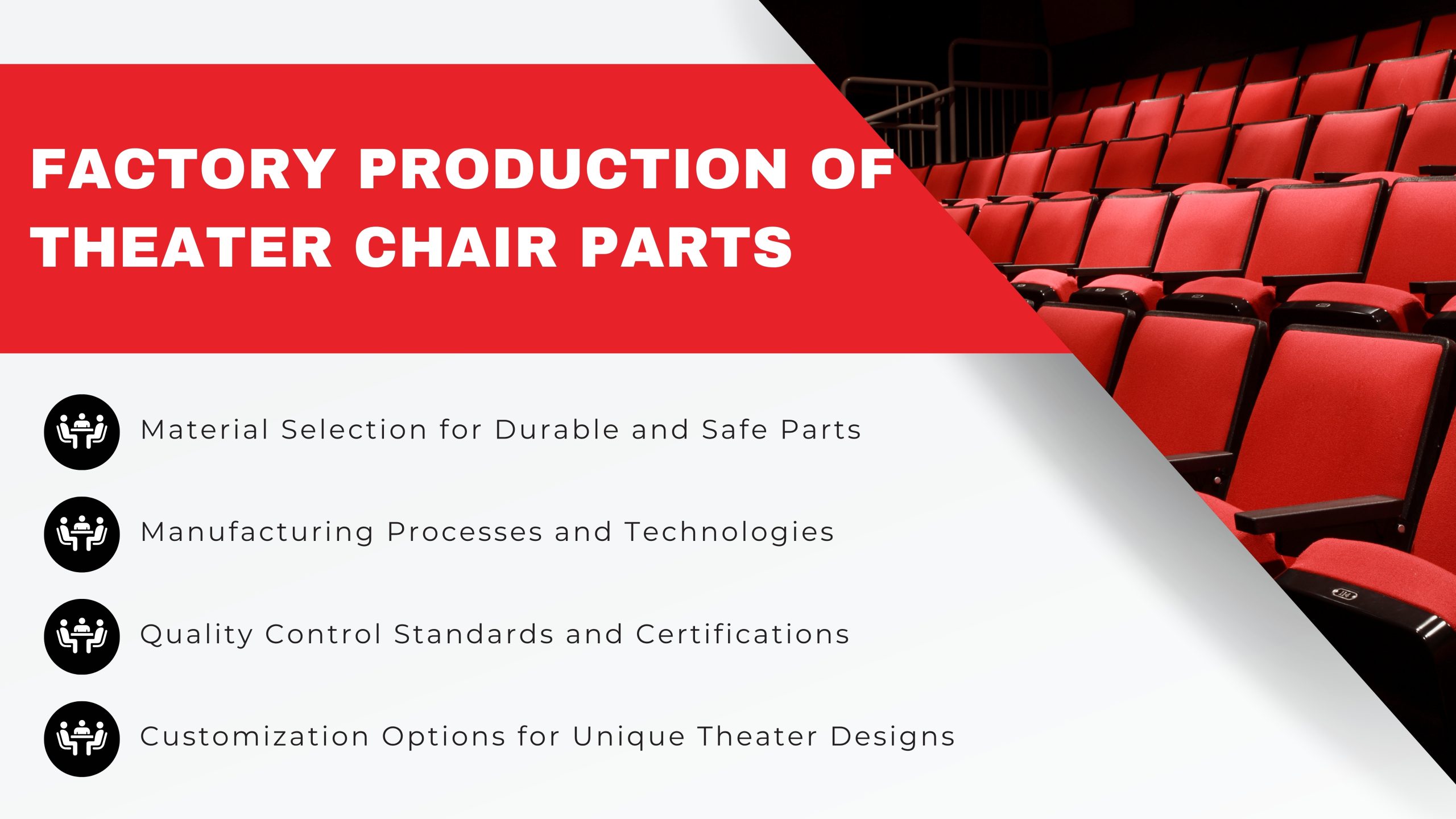 Factory Production of Theater Chair Parts